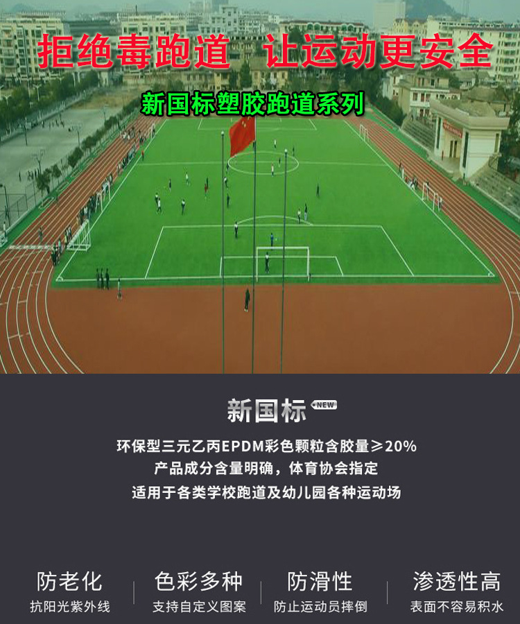 新國標(biāo)透氣型戶外塑膠跑道標(biāo)準(zhǔn)