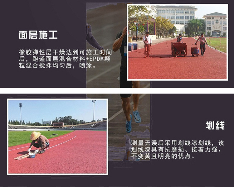 新國標(biāo)透氣型戶外塑膠跑道