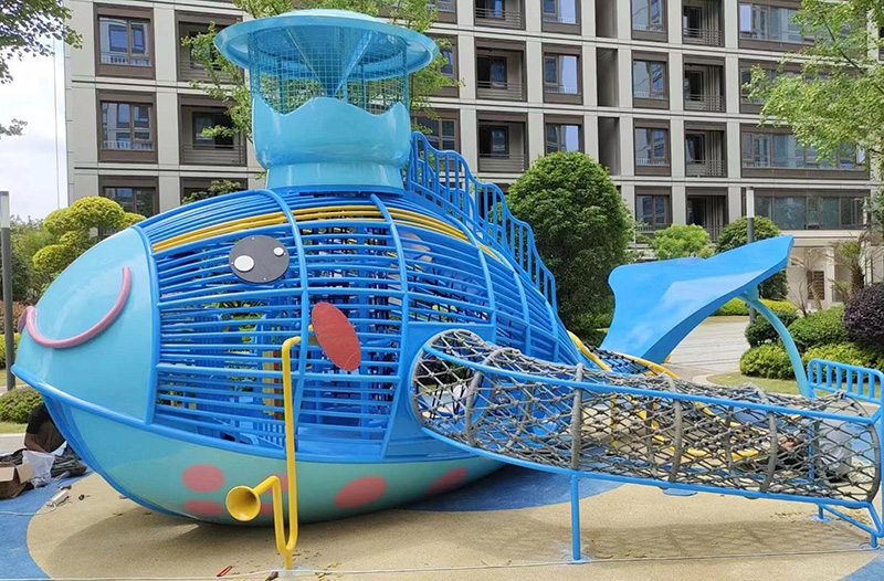 鯨魚造型非標(biāo)游樂設(shè)備細(xì)節(jié)