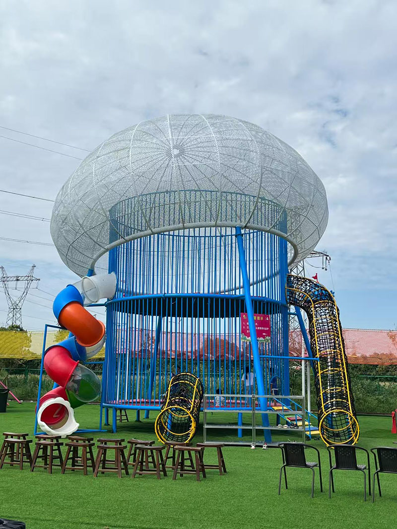 網(wǎng)紅水母蹦床局部圖