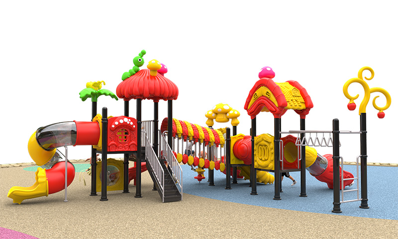 游樂場(chǎng)大型塑料滑梯