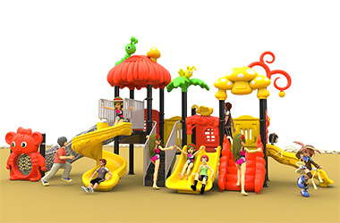 小區(qū)兒童塑料滑梯