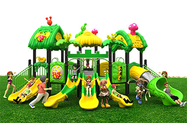 幼兒園戶外塑料滑梯