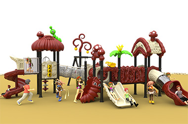 小區(qū)室外塑料滑梯