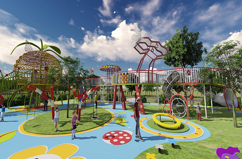 親子樂園無(wú)動(dòng)力設(shè)備規(guī)劃效果