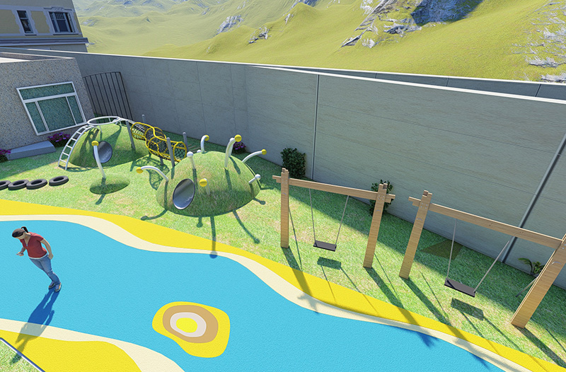 幼兒園游樂區(qū)整體規(guī)劃效果圖