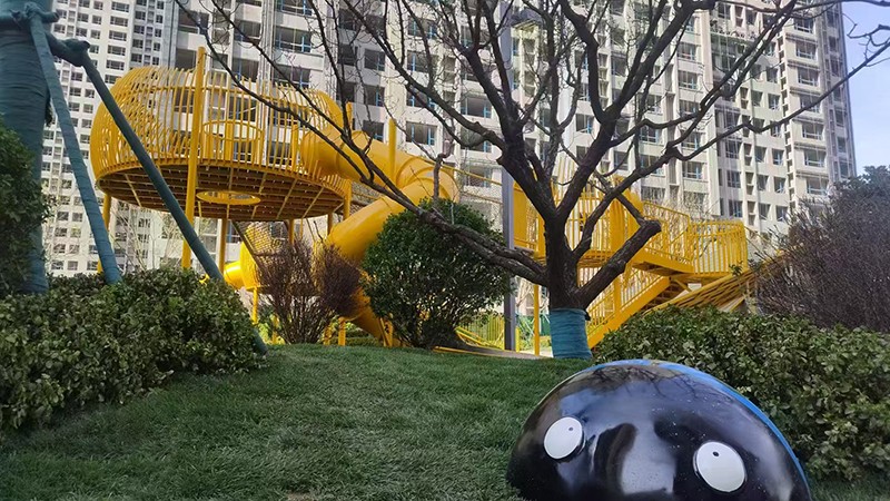 社區(qū)無動力戶外游樂設備效果
