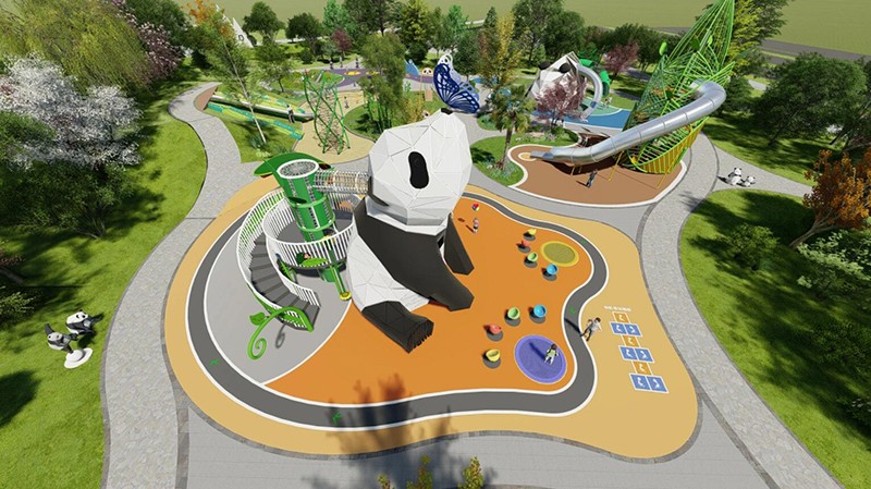 兒童區(qū)熊貓主題文旅規(guī)劃