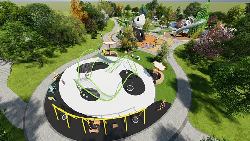 兒童區(qū)熊貓文旅規(guī)劃