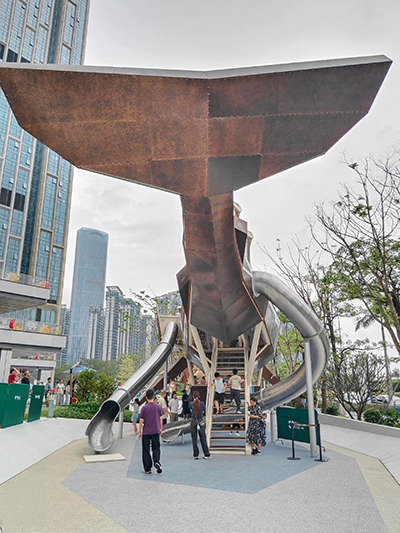 無動(dòng)力游樂設(shè)備項(xiàng)目案例尾部