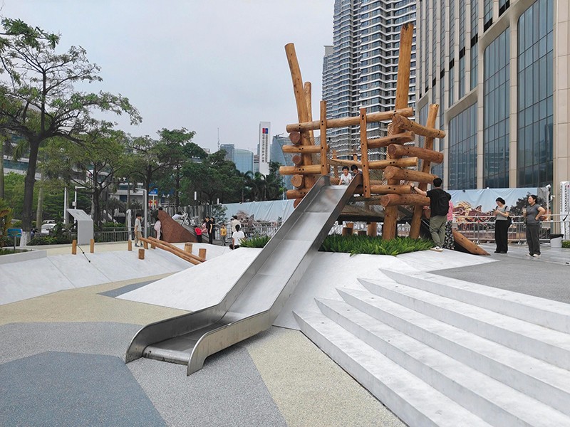 無動(dòng)力游樂設(shè)備項(xiàng)目案例局部效果