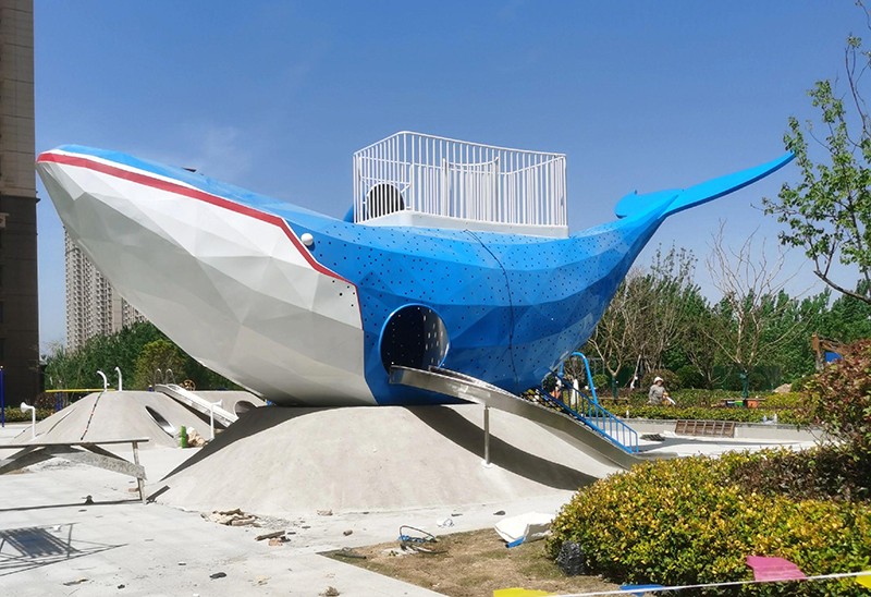 小區(qū)鯨魚戶外游樂設(shè)備項目