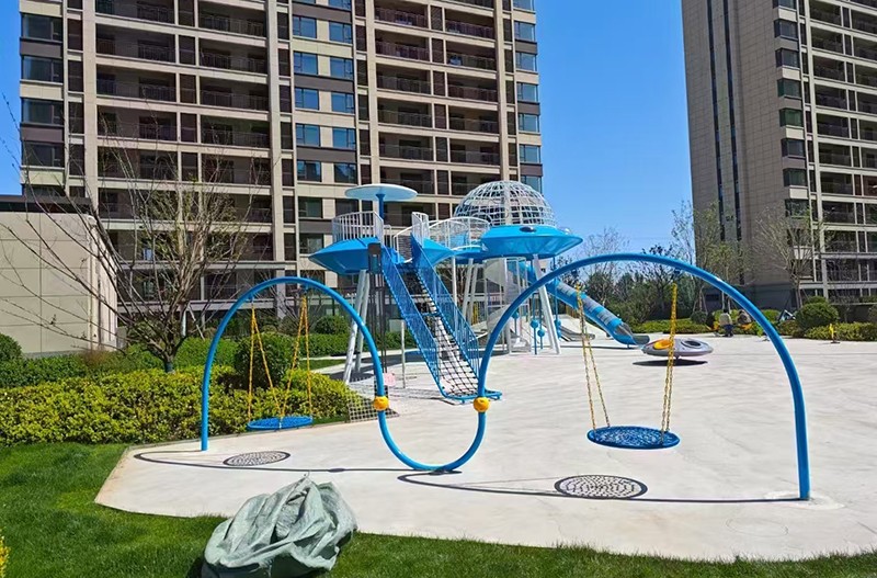 兒童樂園無動力設(shè)備項目整體效果